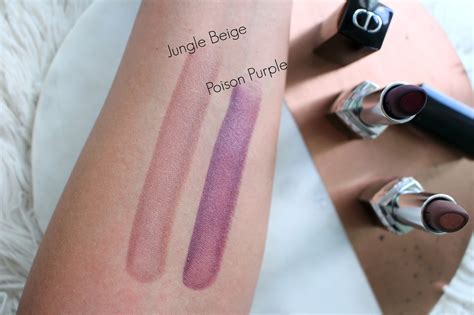 dior rouge double rouge poison purple|Rouge Dior Double Rouge Lipstick – Review, Swatches, and Looks.